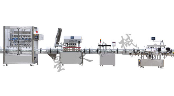 1000mL八頭自動膏體液體灌裝生產線