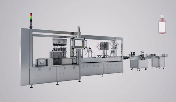 水乳自動灌裝生產線,全自動水乳灌裝流水線