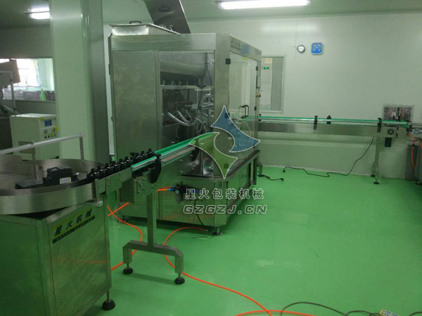 精華液灌裝生產線,護發素自動灌裝生產線