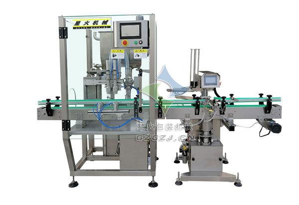 雙頭醬料真空旋蓋灌裝生產線