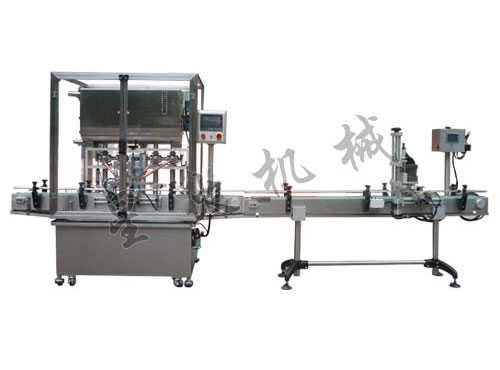 8頭醬料灌裝旋蓋生產線
