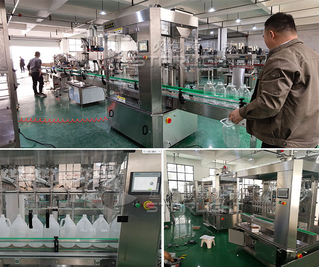 自動化瓶裝果汁果醬包裝生產線