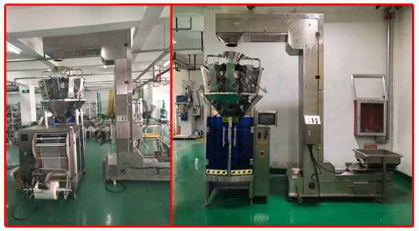星火廠房全自動食品包裝生產線設備實拍