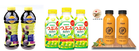 果汁飲品灌裝生產線-全自動瓶裝飲料灌裝生產線生產樣品圖