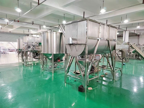 藕粉包裝生產線自動化設備實拍圖