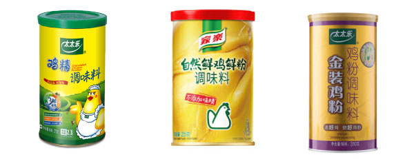 >全自動雞粉灌裝生產線-雞粉灌裝機械設備灌裝樣品圖