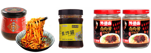 >炸醬醬料灌裝生產線-全自動炸醬灌裝設備灌裝樣品圖