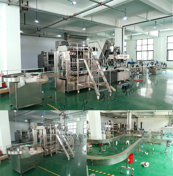 >洗潔精灌裝生產線-洗潔精自動化灌裝線設備廠家實拍圖