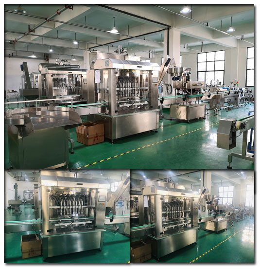 >食用油灌裝生產(chǎn)線-自動化食用油灌裝設(shè)備實拍圖