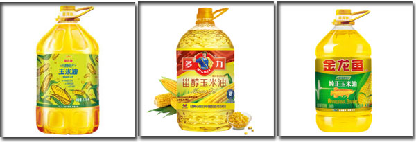 >玉米油自動灌裝機(jī)設(shè)備-全自動玉米油灌裝流產(chǎn)線生產(chǎn)樣品圖