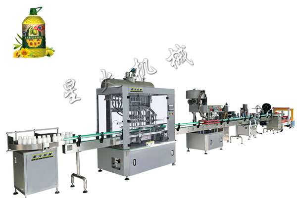小型食用油生產(chǎn)線展示圖