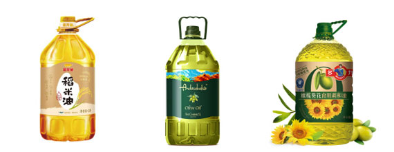 小型食用油生產流水線-食用油流水線灌裝樣品圖