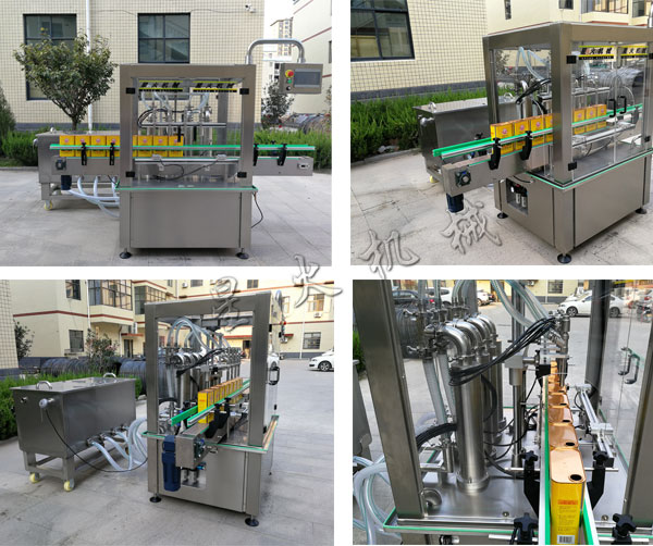 >食用油全自動包裝生產線實拍圖