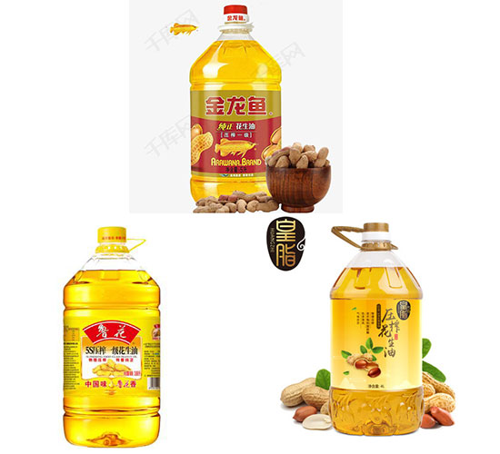 >大型花生油灌裝生產線-全自動花生油灌裝機設備樣品圖