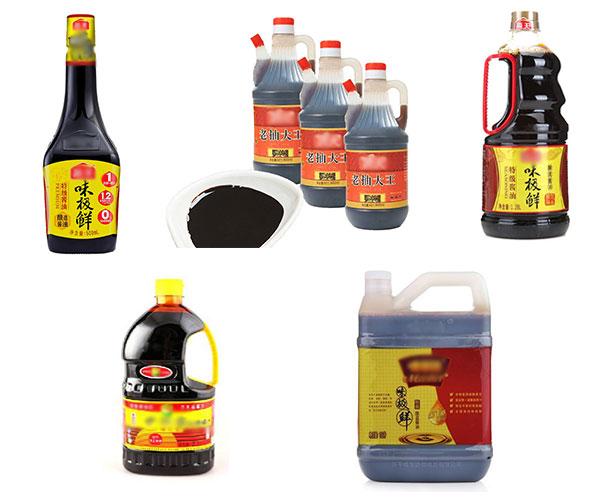 >全套醬油灌裝機生產(chǎn)線樣品圖