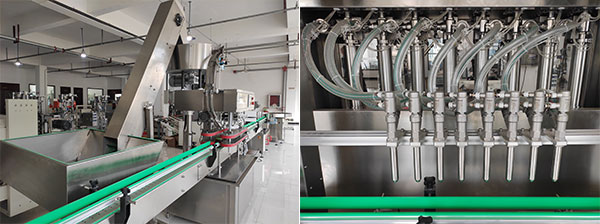 小瓶香油灌裝機械生產設備實拍圖